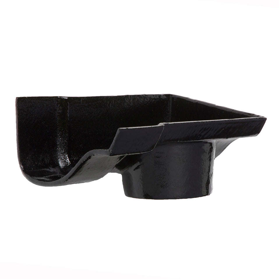 Hargreaves Foundry Premier Cast Iron 65mm Ogee External Gutter Dropend