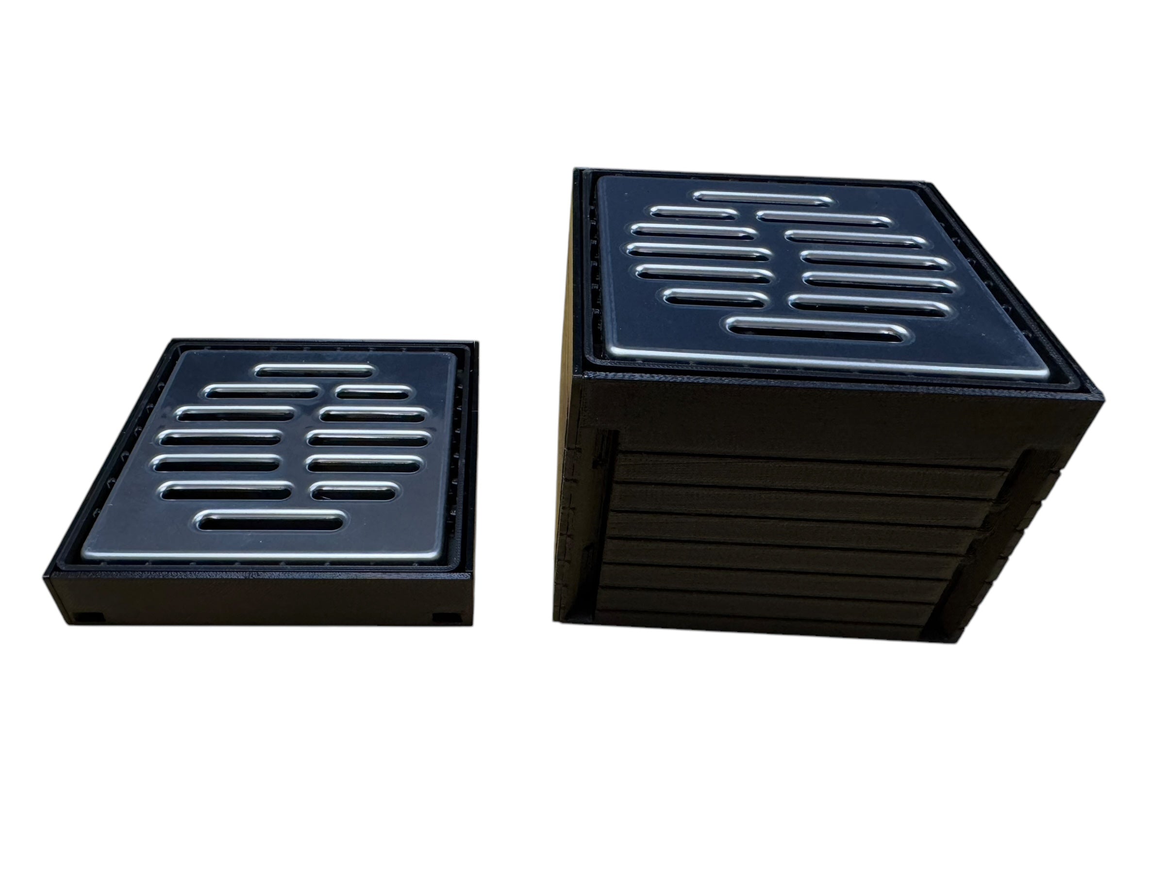 DekDrain Vela A15 Slot Channel Drain Inspection Hatch (Plastic Grating)