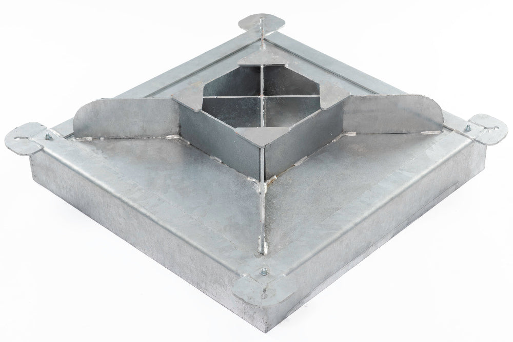 Underside of ACO UniPave GS recessed manhole cover highlighting steel construction