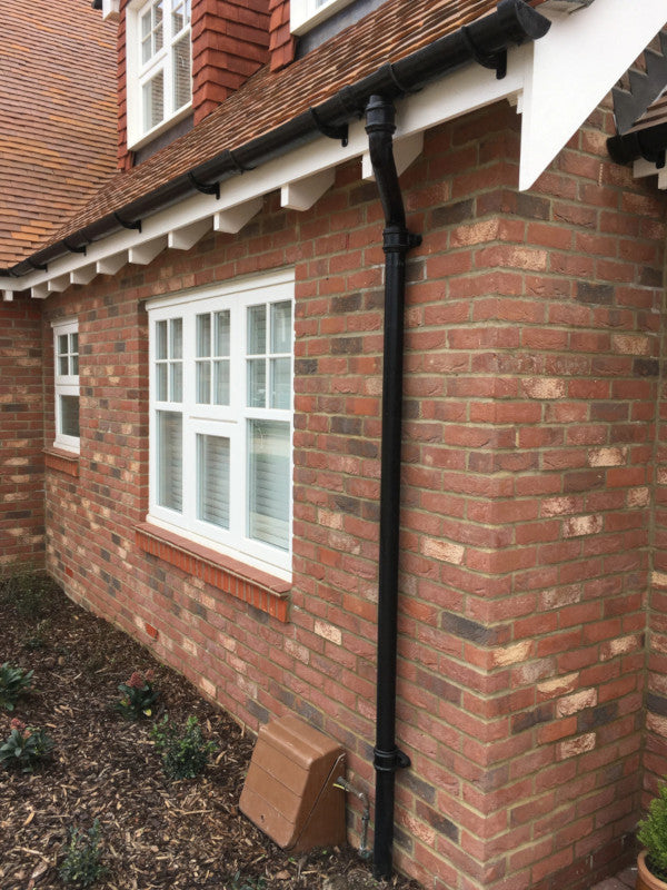 ARP Britannia Cast Iron 4" Round Uneared Downpipe Branch