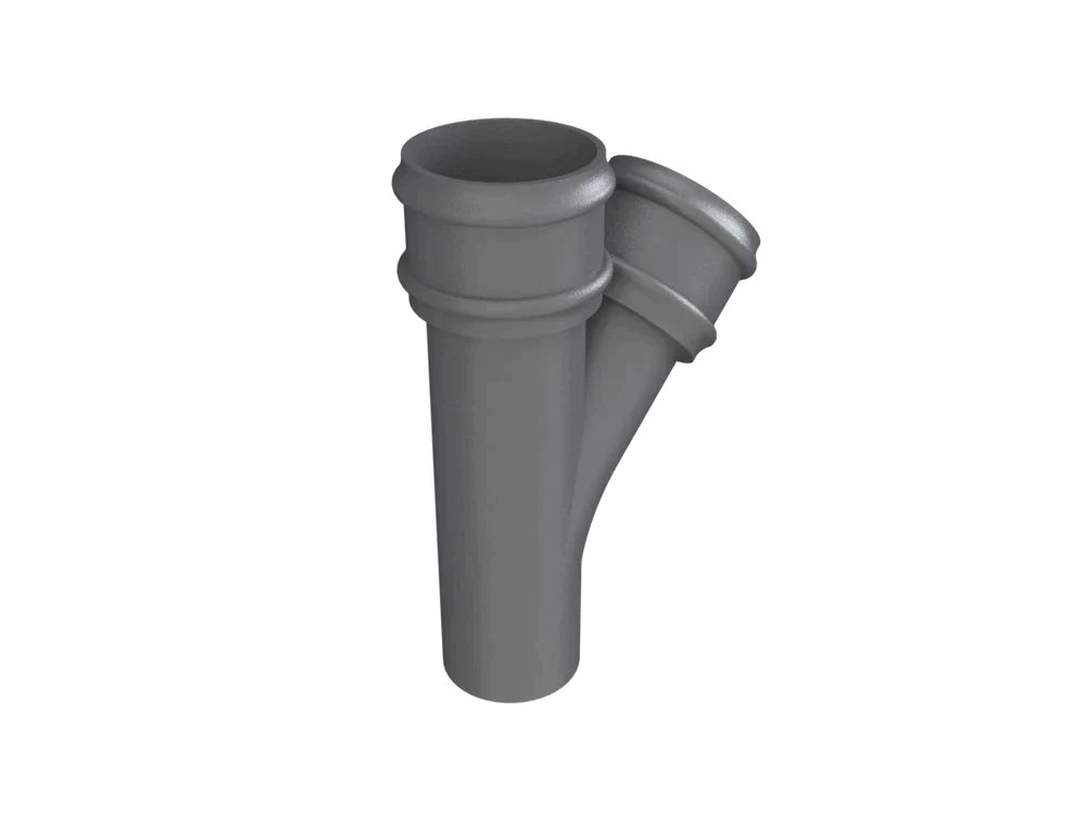 ARP Britannia Cast Iron 4" Round Uneared Downpipe Branch