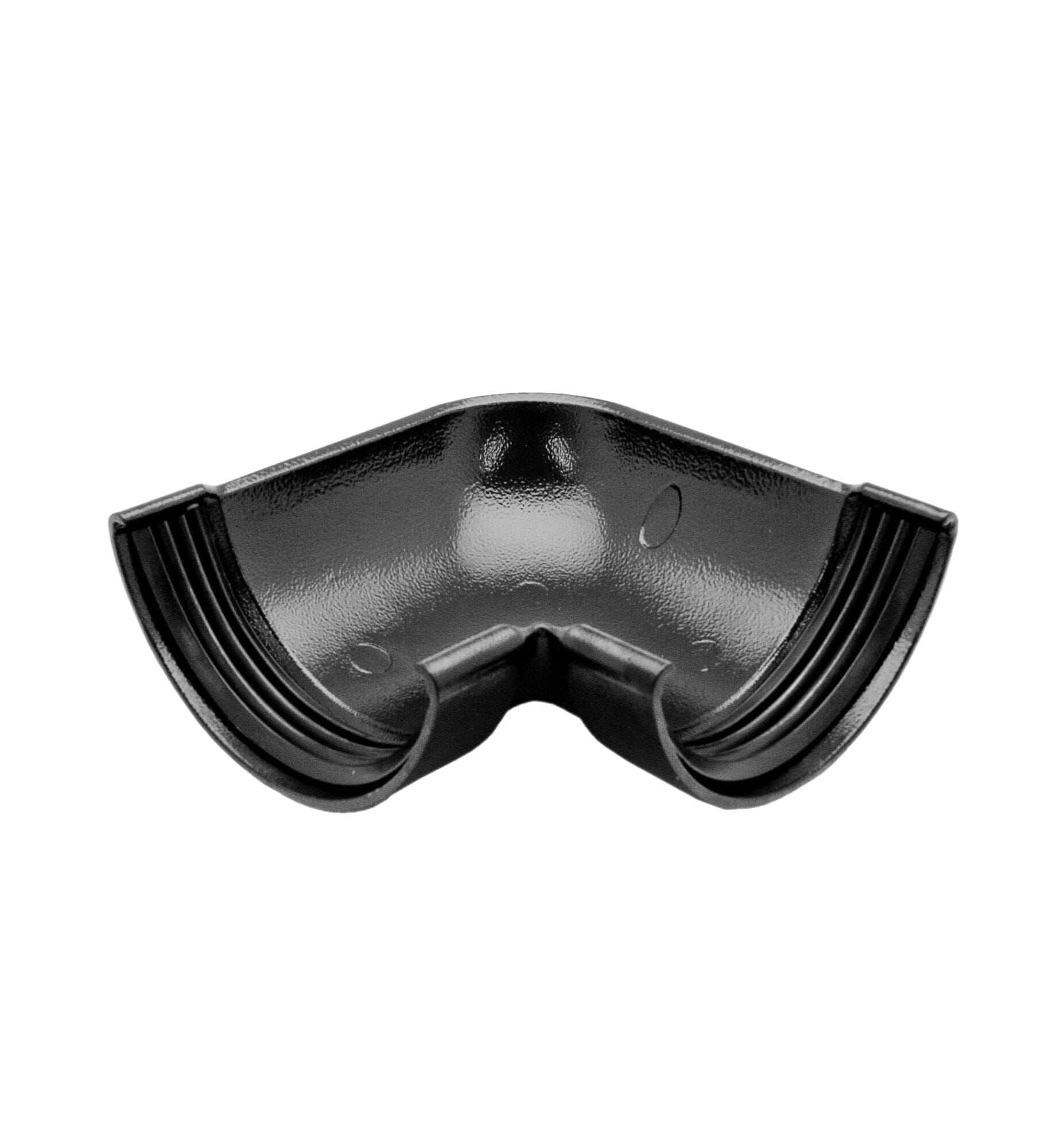 Alutec Evolve half round aluminium gutter angle for corner rainwater drainage