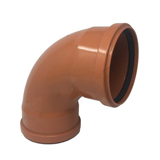 160MM DYKA Underground 87.5 Degree Double Socket Long Radius Bend