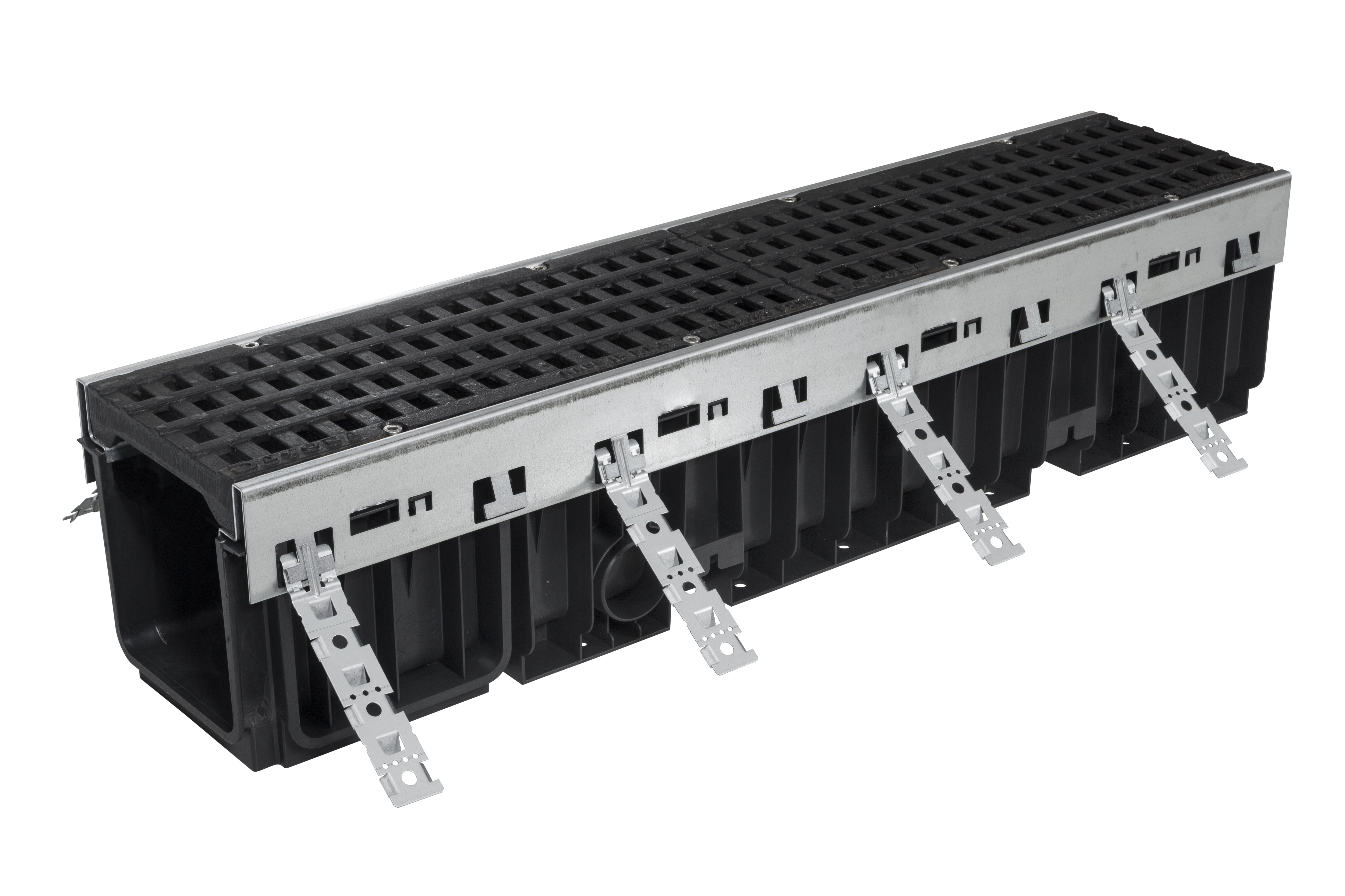 DEKDrain CETUS HDPE D400 Cast Iron Grating - 225/200mm