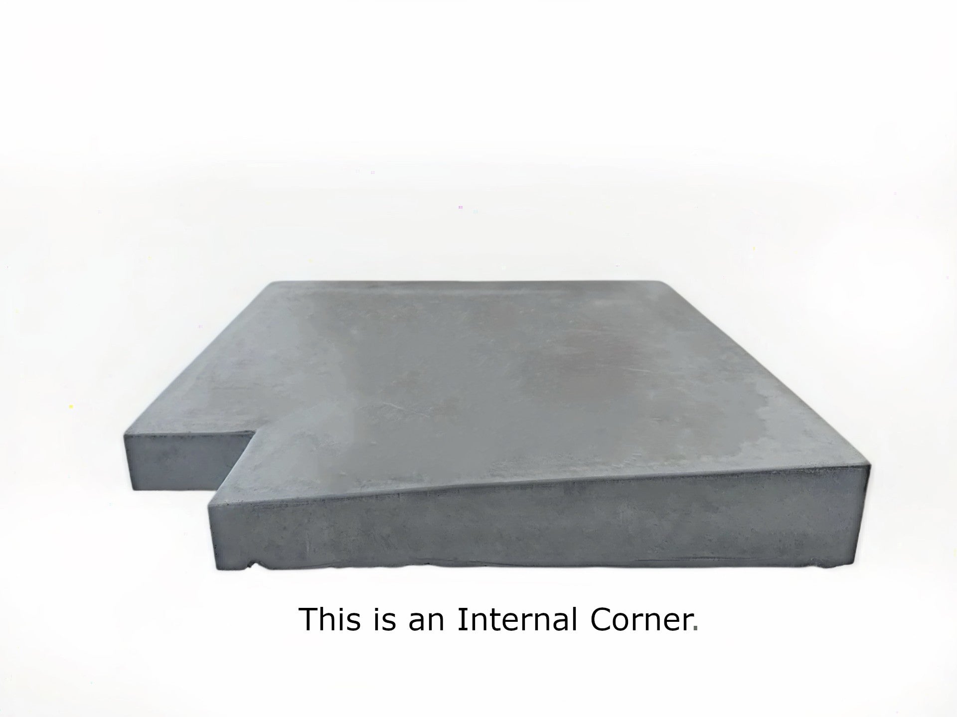 Once Weathered Concrete Coping Stone Corner