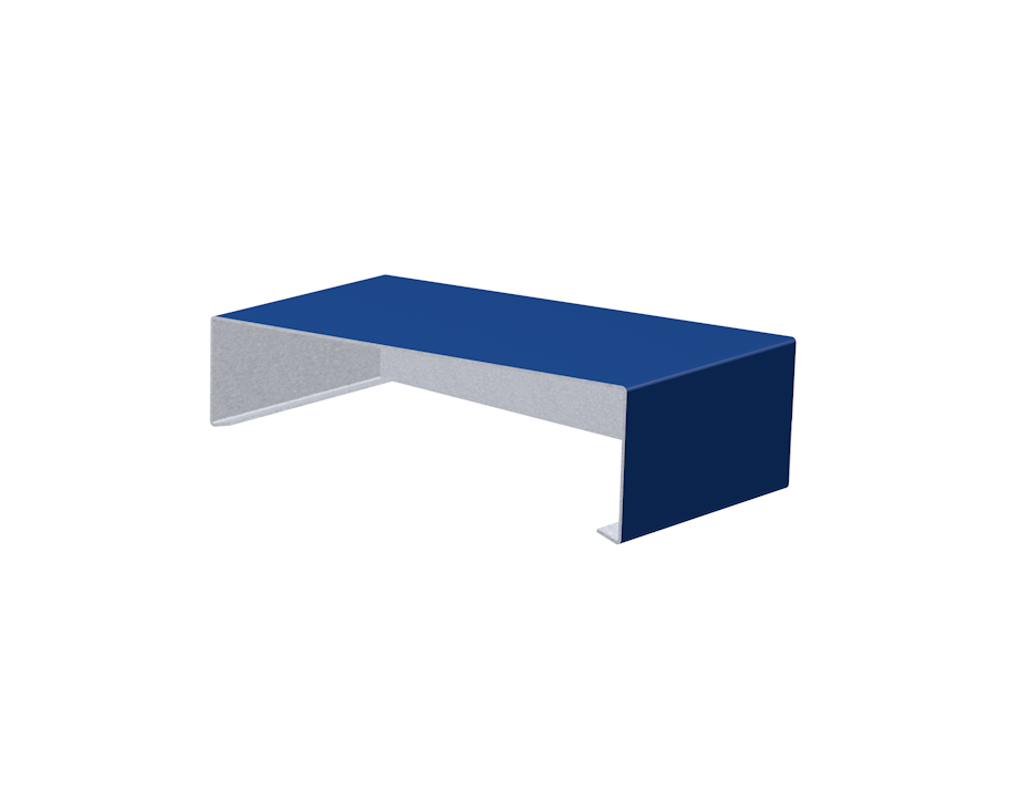 Alumasc Skyline SC84 Sloped Aluminium Right Hand Closed Stop End