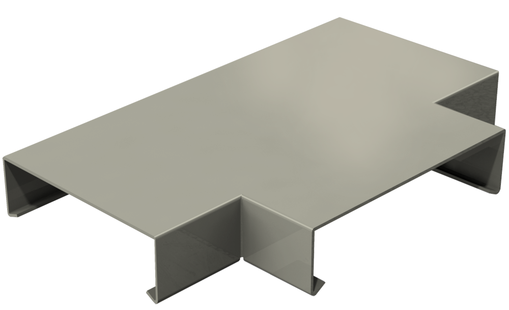 Alumasc Aluminium Skyline 212mm Standard Coping - T Junction