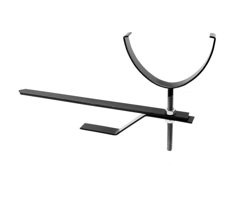 Alutec Evolve Deepflow aluminium gutter bracket rise and fall fixed to masonry