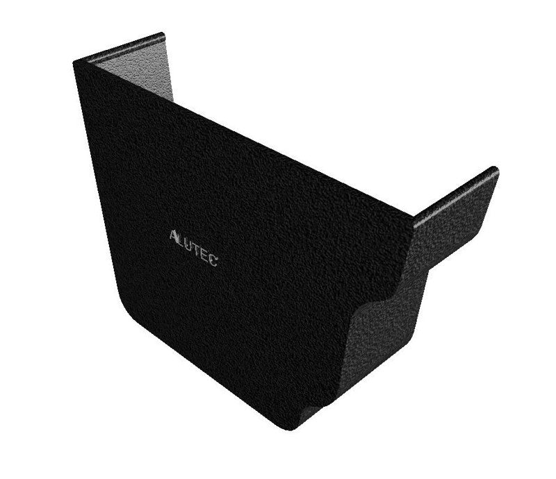 Alutec Evolve Aluminium Ogee Gutter Left Hand Internal Stop End