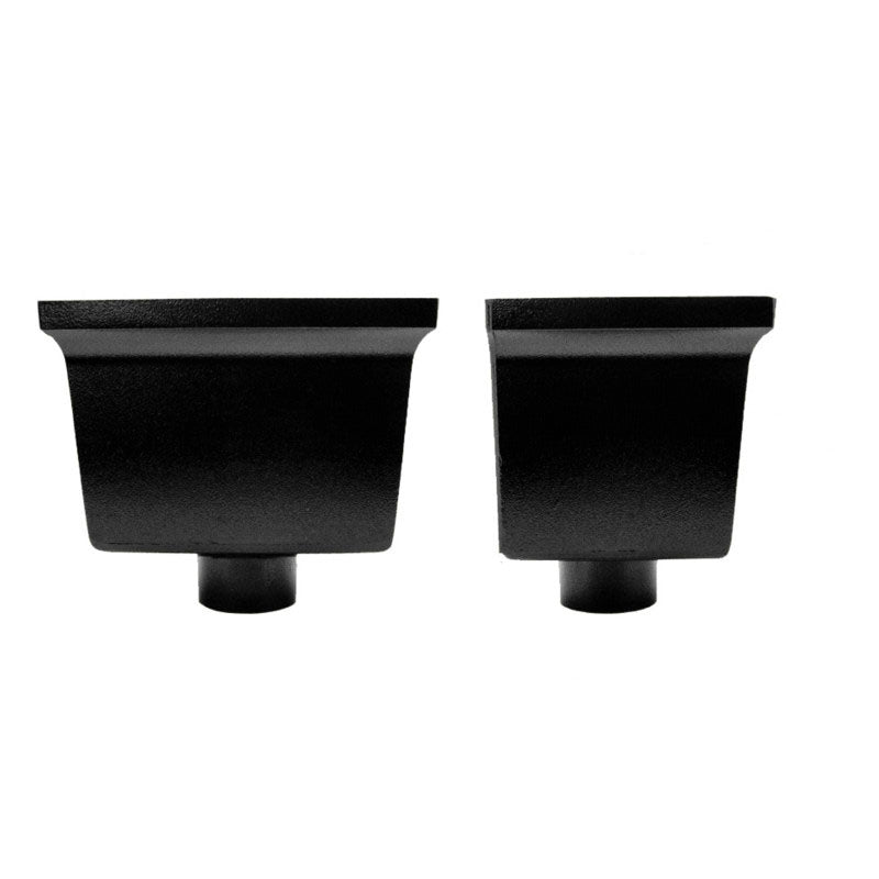 Alutec Tudor 76mm aluminium standard downpipe gutter hopper