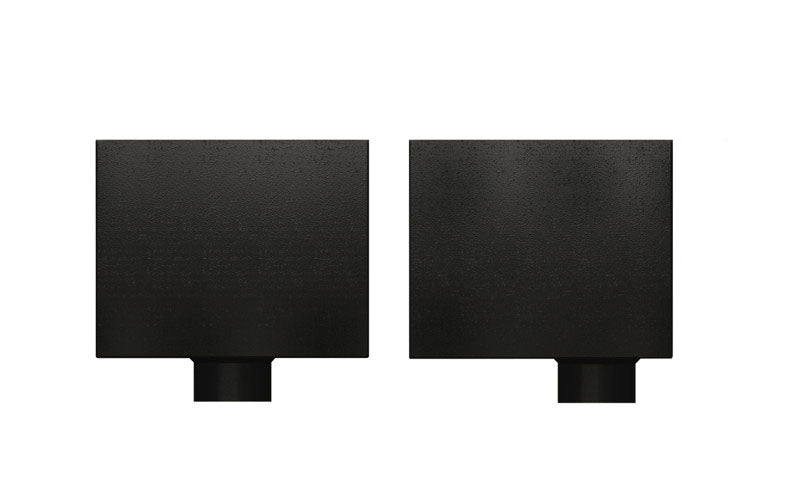 Contemporary aluminium rainwater hopper for Alutec Tudor 76mm downpipes