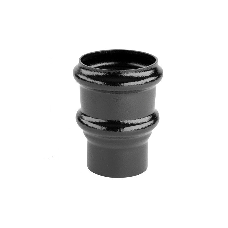 Alutec Tudor aluminium pipe socket for 76mm downpipe joints