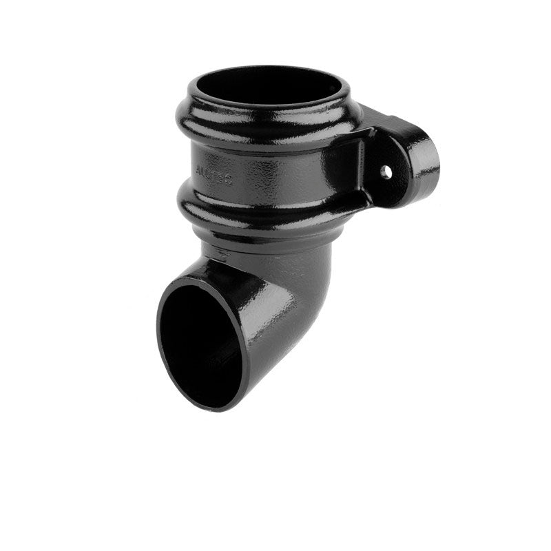 Alutec Tudor downpipe shoe for 76mm round aluminium pipe