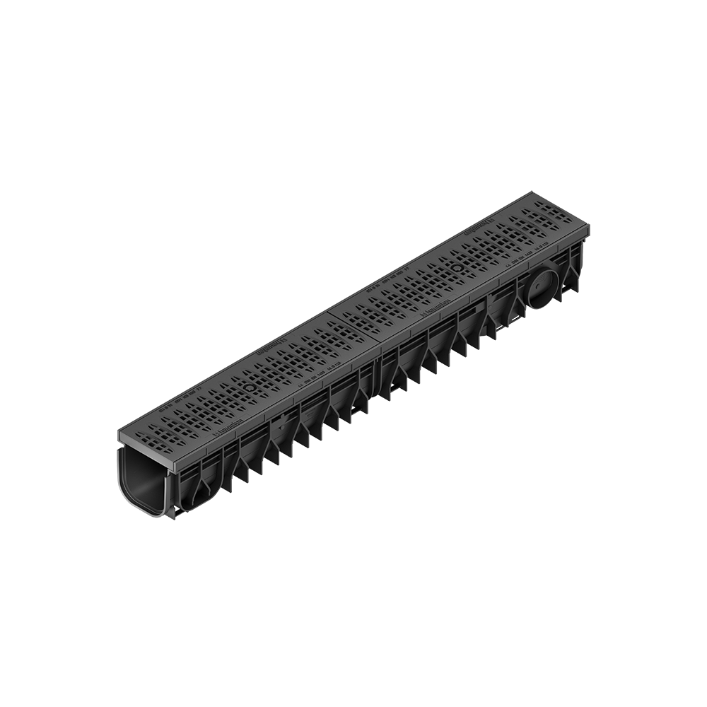 Hauraton DRIVETEC PA 100 B125 Channel with Heelsafe Composite Grating