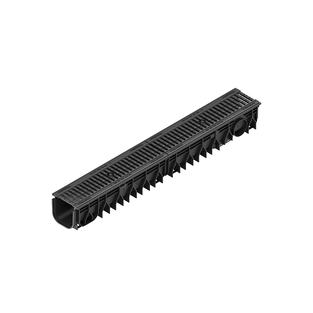 Hauraton DRIVETEC ST 100 B125 Channel with Heelsafe Ductile Iron Grating