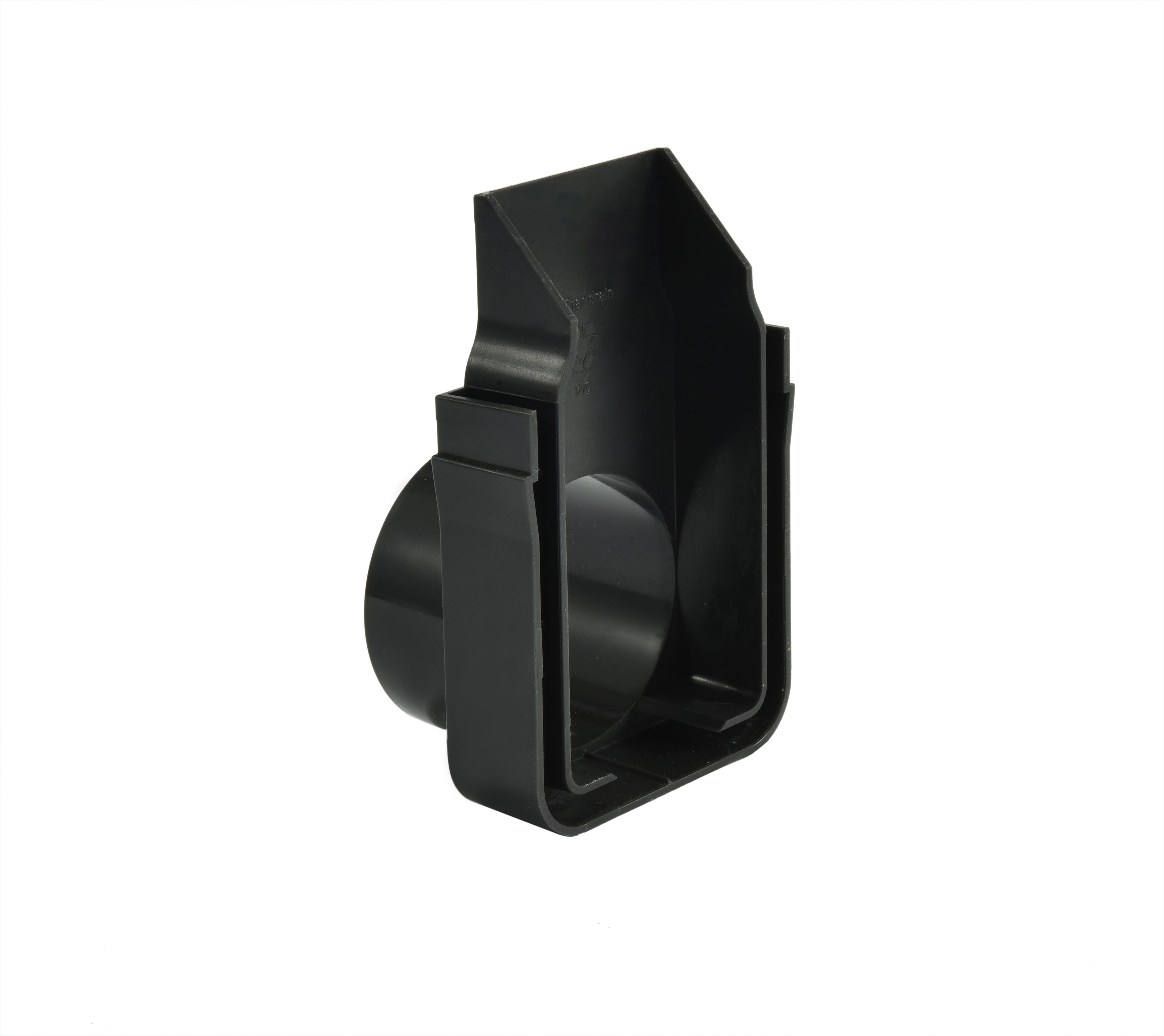 Hauraton E-TEC Threshold Channel End Plate with Outlet DN50