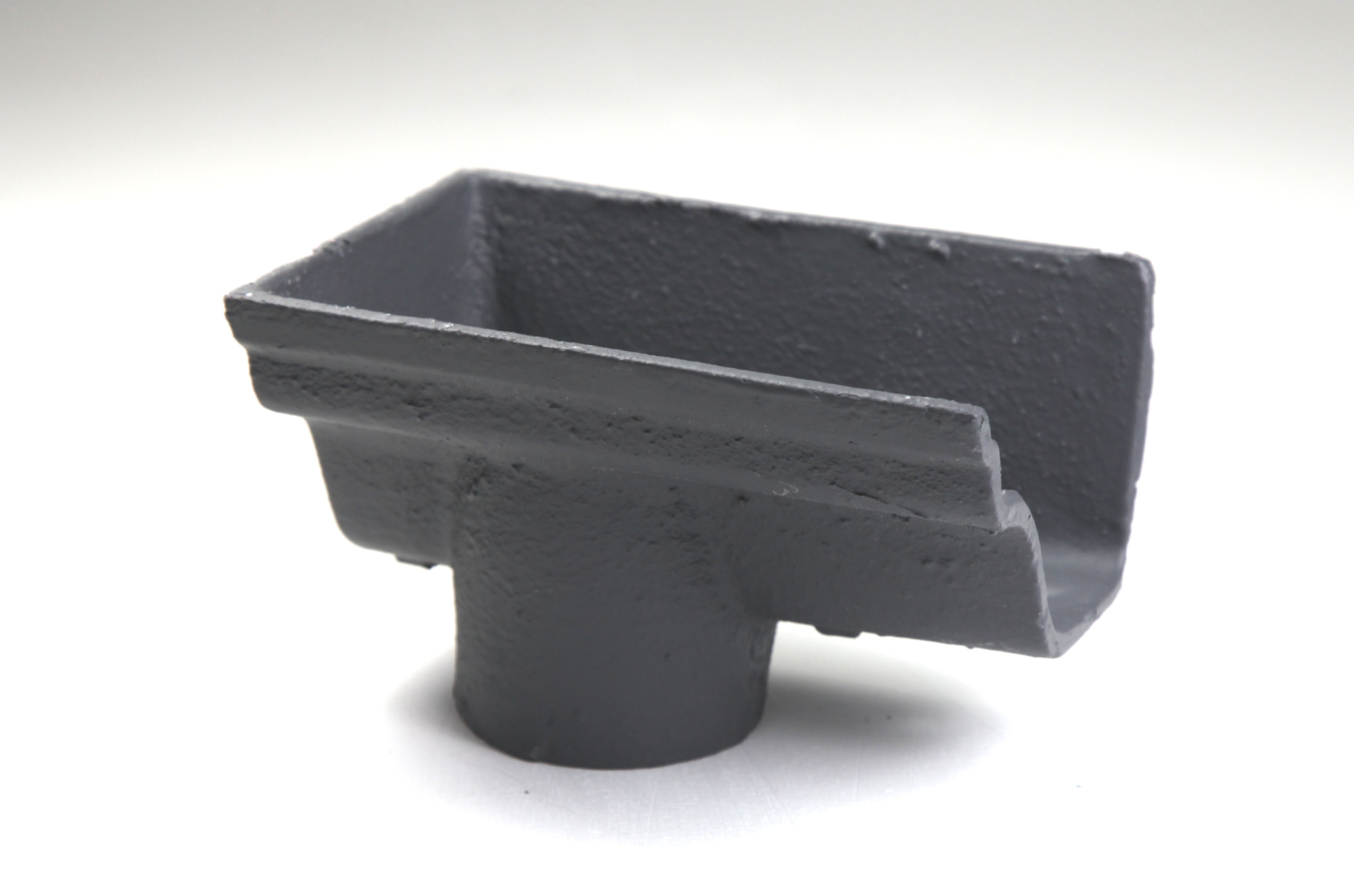 Hargreaves Foundry Premier Cast Iron 65mm Notts OG Internal Gutter Dropend (115mm)