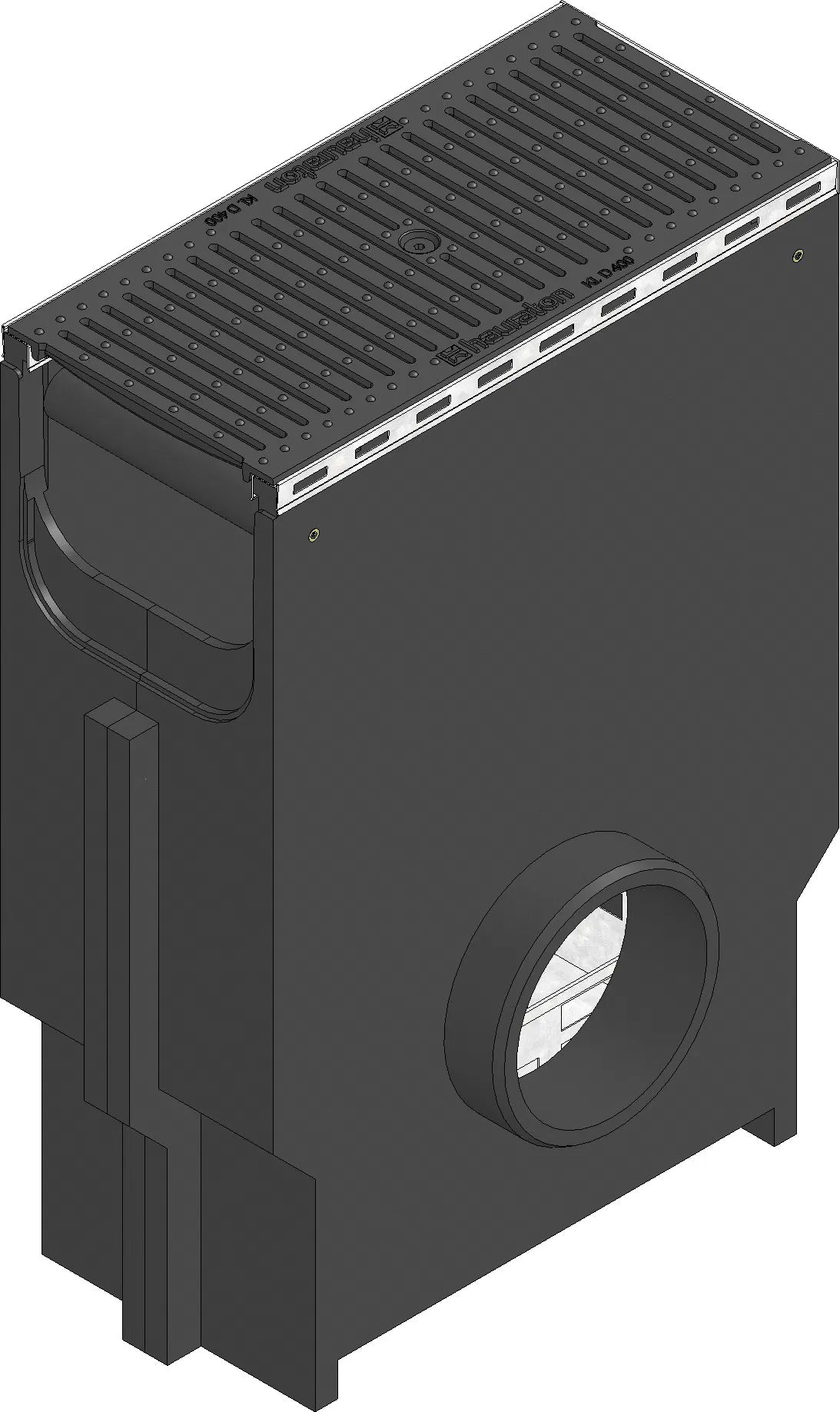 Hauraton Recyfix PLUS 200 Sump Unit & D400 HeelSafe Ductile Iron Grating