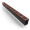 Alusthetic PVC Threshold Channel Drain with CorTen Steel Grating
