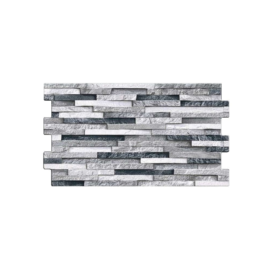 Sample of Antarctica Shadow Frost porcelain wall tile.