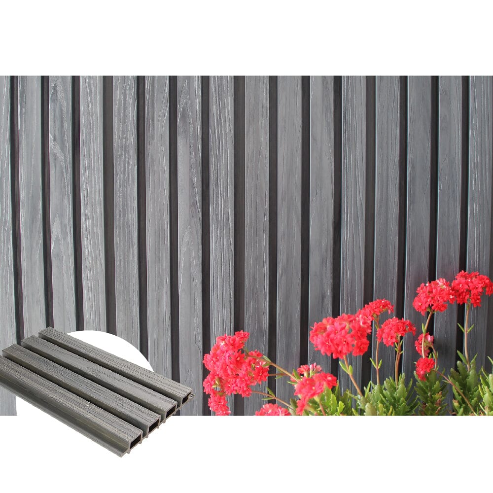 Bison Composite Batten Cladding Plank - Ash Grey