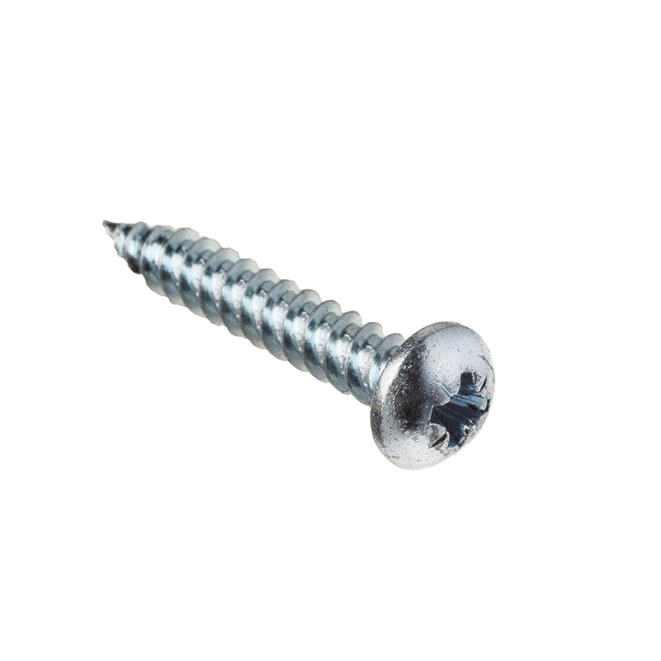 Hargreaves Foundry Premier No.10 x 1.25mm Round Head Pozi Bracket Screw