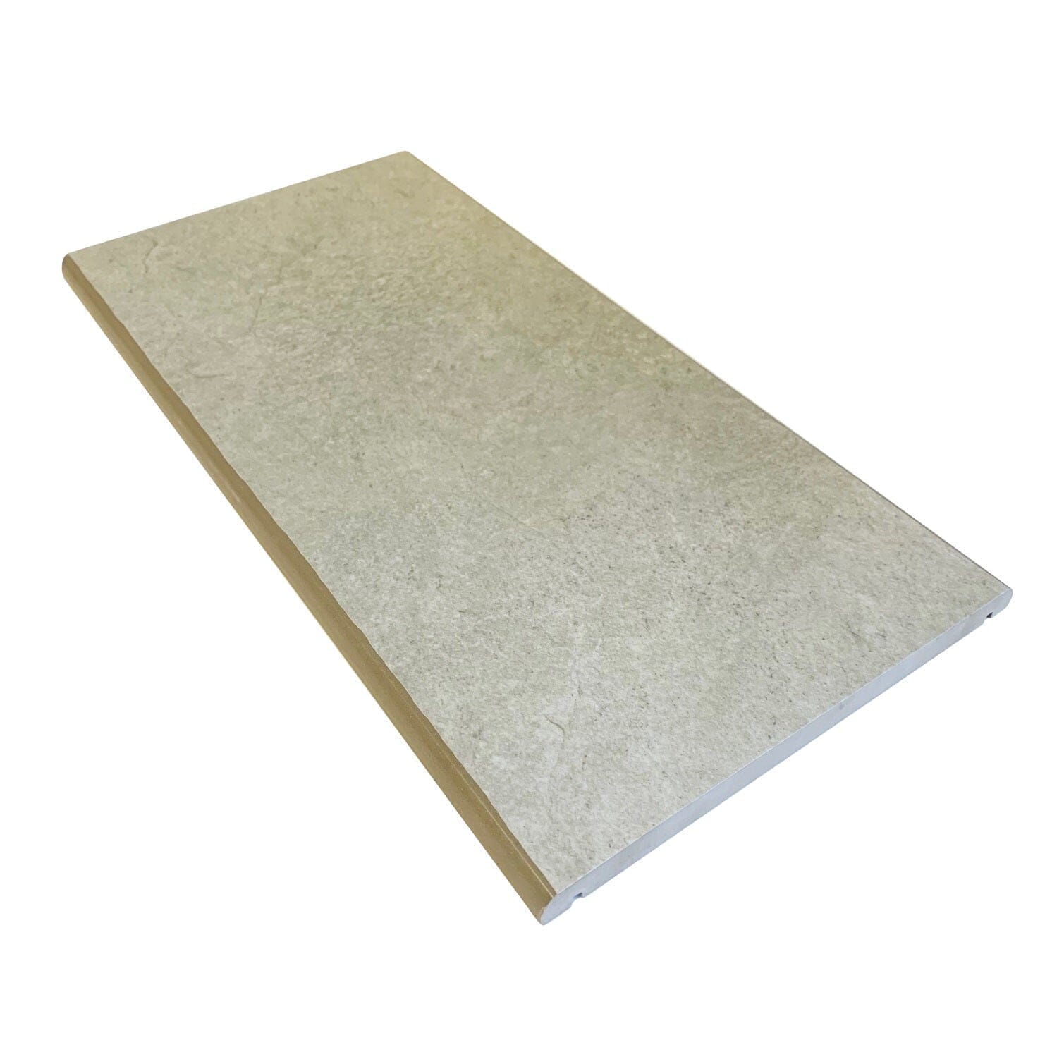 300mm x 600mm Castle Hammerstone Grey porcelain coping stone in wider format with subtle stone effect