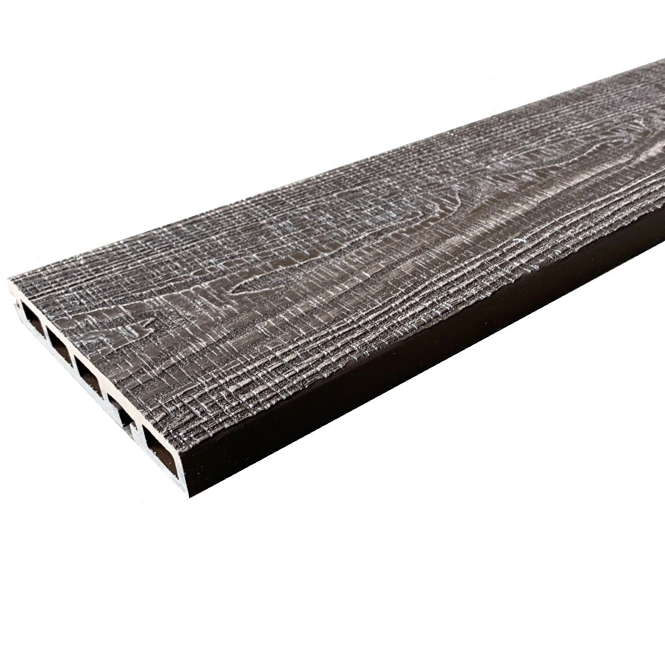 Castle Forest Composite Bullnose Decking Board - Antique Ash