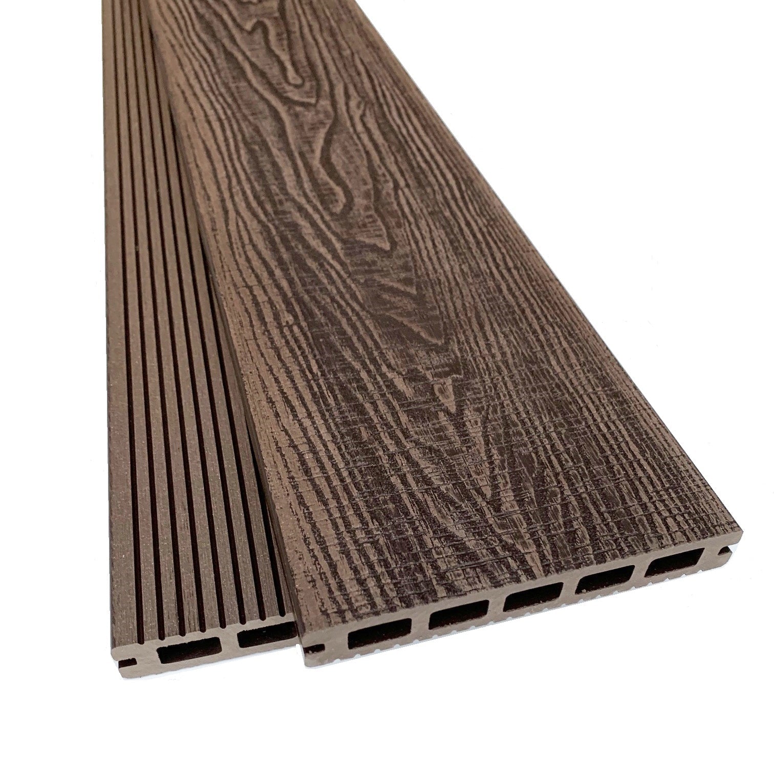 Castle Forest Composite Decking Board - Antique Ash