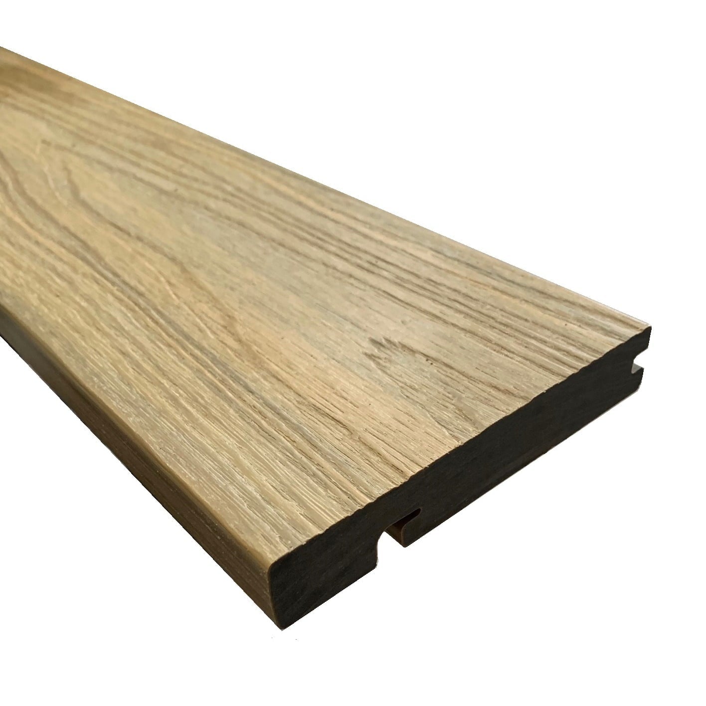 Castle Ultraguard Composite Bullnose Edge Decking Board - Oak