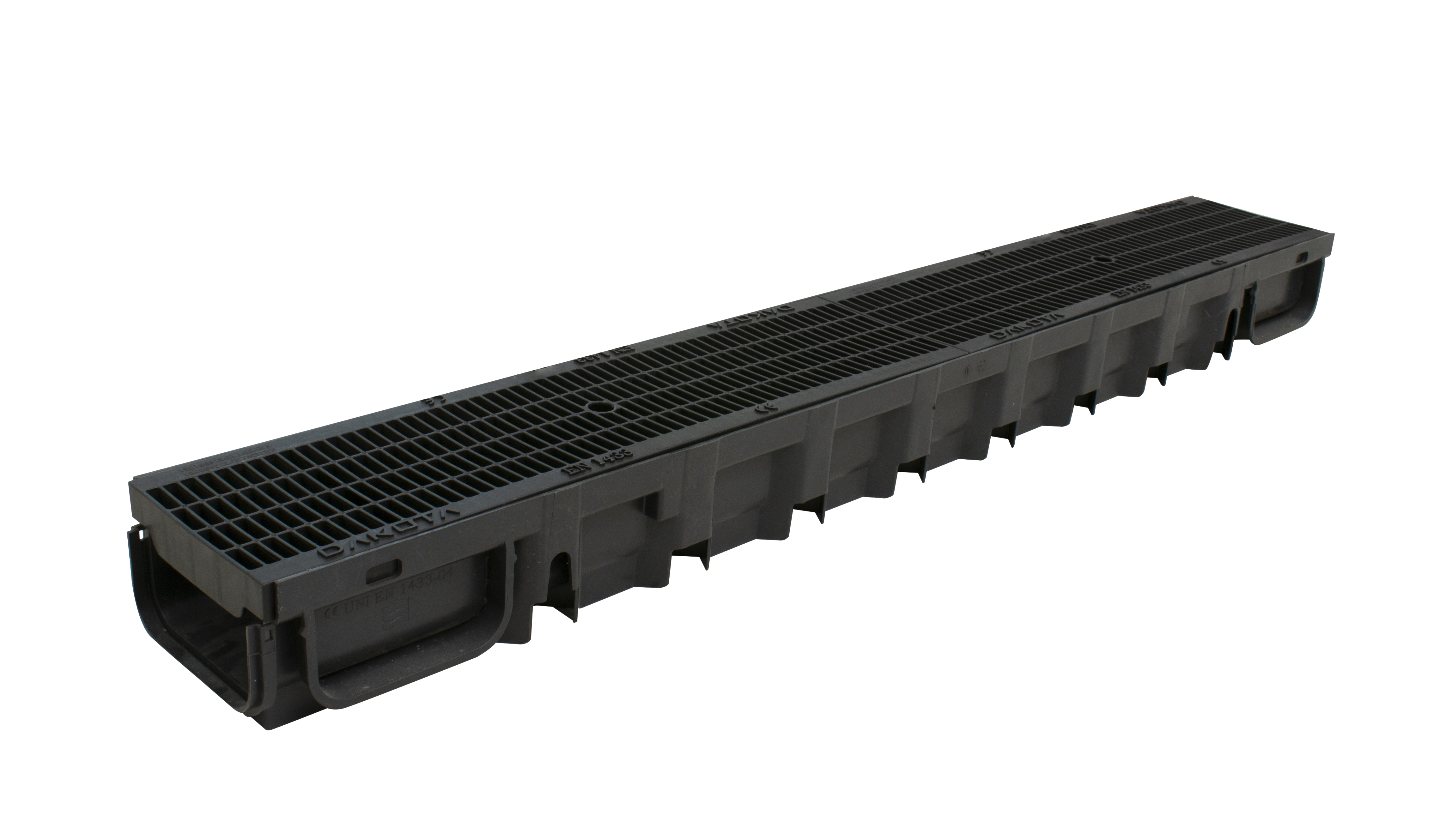 DekDrain Hydrus B125 Channel Drain - 1m (Composite Grate)