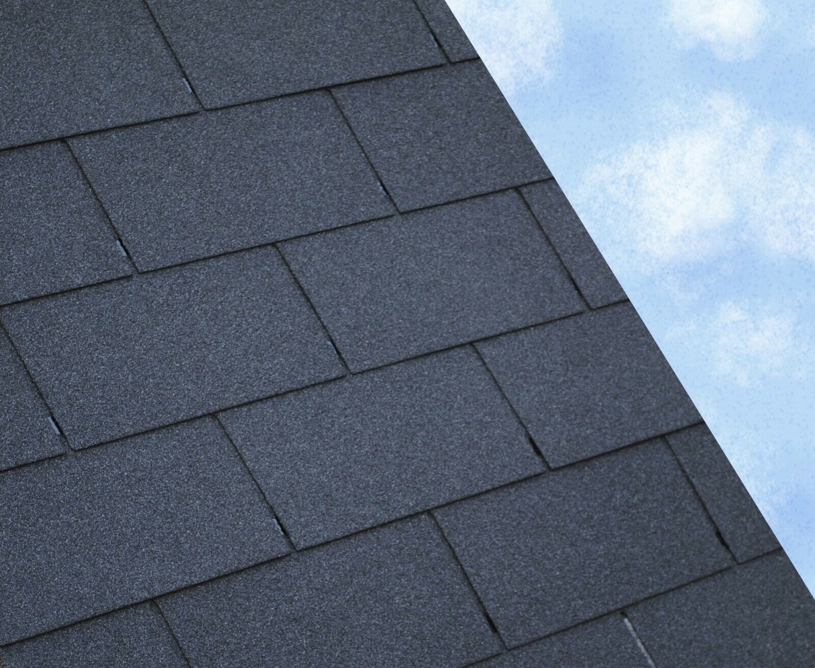 DS 3 Tab Square Bitumen Shingles - Black (2.4m²)