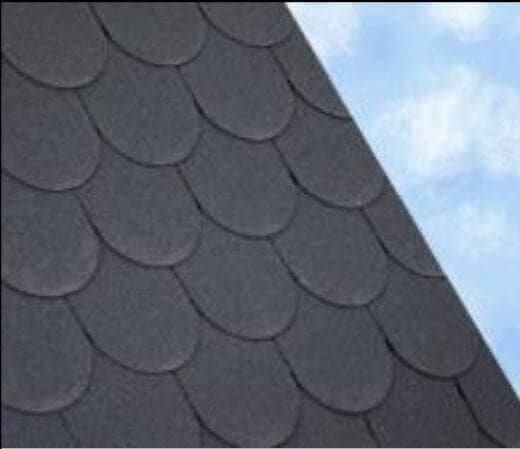 DS Scalloped Bitumen Shingles – Black (2.4m²)