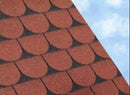 DS Scalloped Bitumen Shingles – Red (2.4m²)