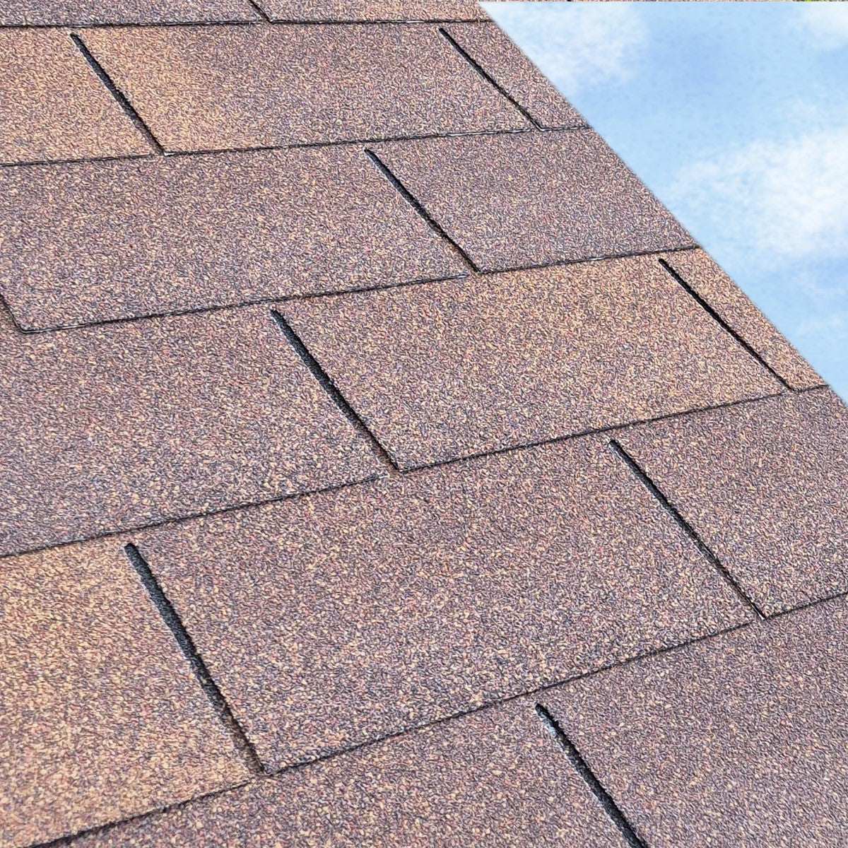 DS Super 3 Tab Square Bitumen Shingles - Brown (2.4m²)