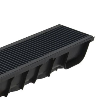 DekDrain Vela A15 Channel Drain - 1m (Plastic Grate)