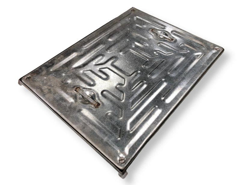 EBP 10 Tonne Double Seal Solid Top Galvanised Manhole Cover - 600mm x 600mm