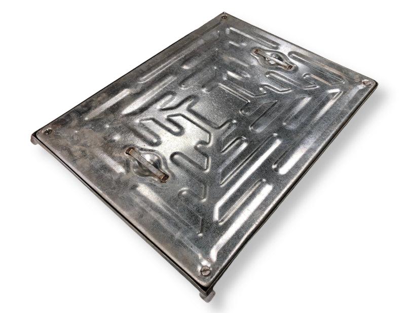 EBP 10 Tonne Double Seal Solid Top Galvanised Manhole Cover & Frame - 600mm x 600mm