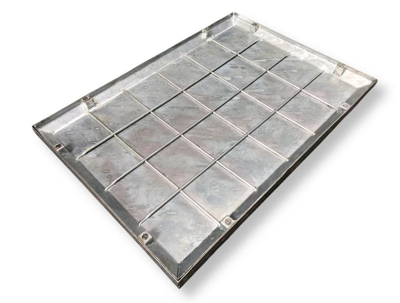 EBP 10 Tonne Recessed Double Seal Galvanised Manhole Cover & Frame - 300mm x 300mm