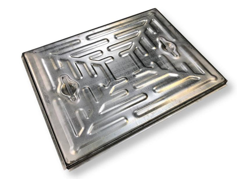 EBP 10 Tonne Single Seal Solid Top Galvanised Manhole Cover - 600mm x 600mm