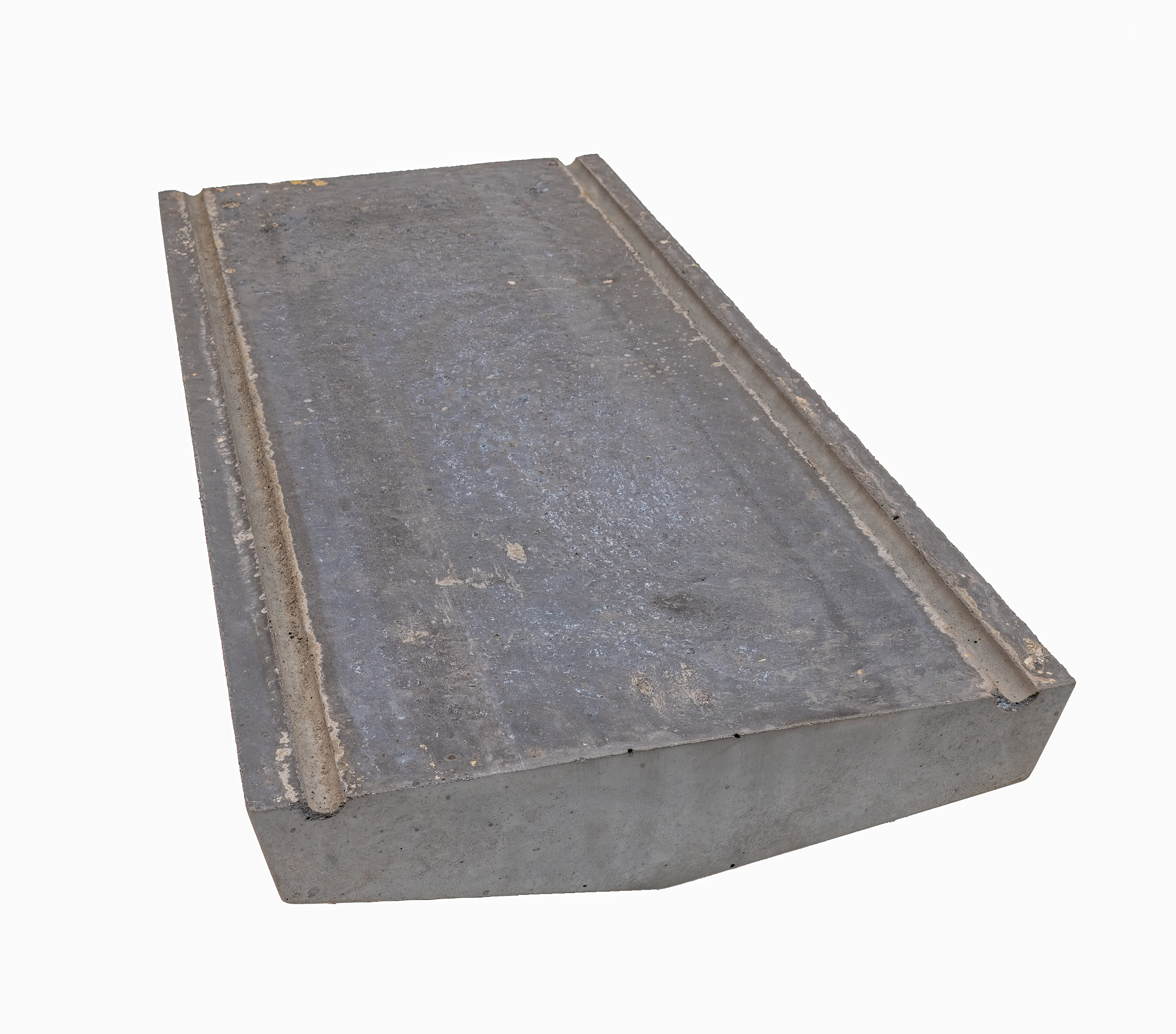 Twice Weathered Concrete Coping Stone Charcoal 280mm x 600mm