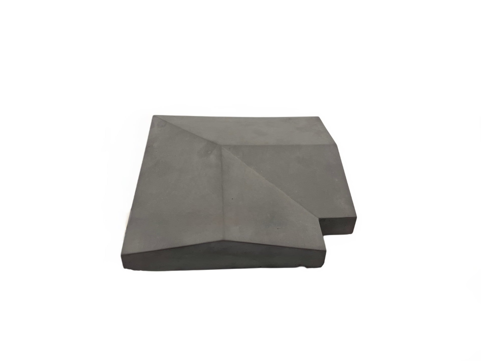 Twice Weathered Concrete Coping Stone Corner