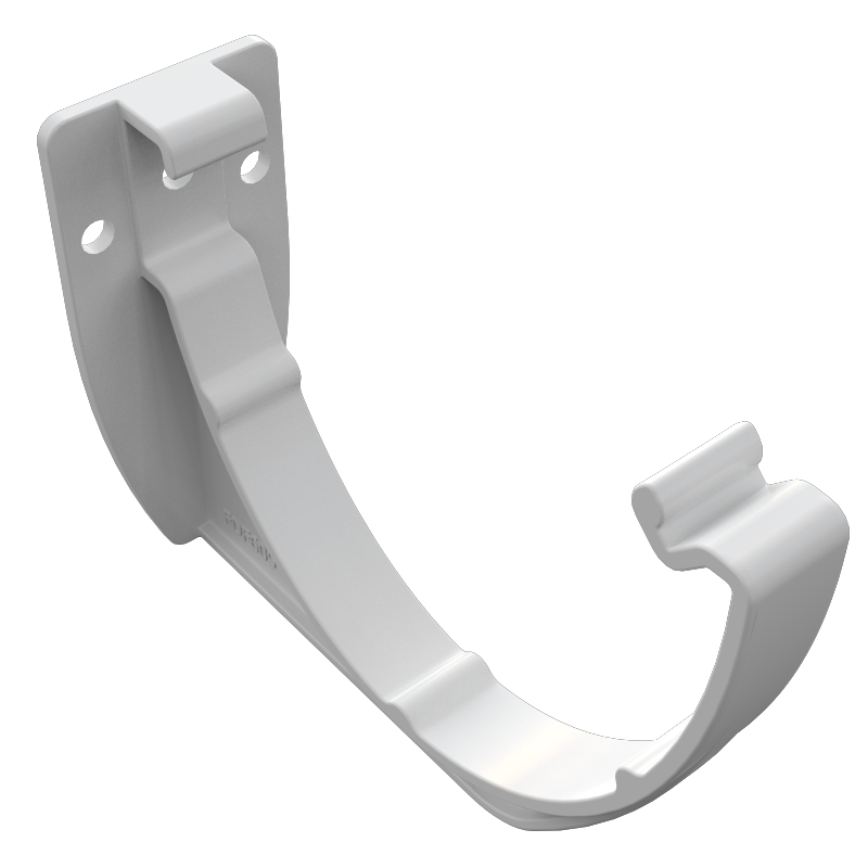 Freeflow Deepflow Style Plastic Guttering Fascia Bracket - White