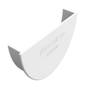 Freeflow Deepflow Style Plastic Guttering Internal Stopend - White