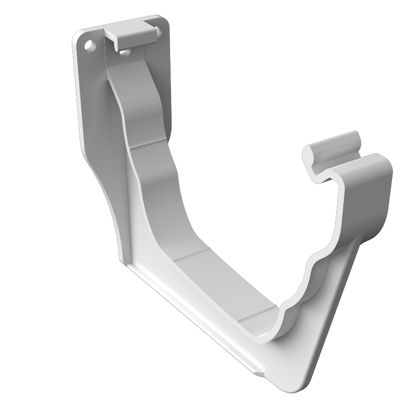 Freeflow Ogee Style Plastic Guttering Fascia Bracket - White