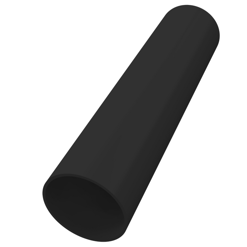 Freeflow Round Plastic Downpipe Length 2.75m - Black