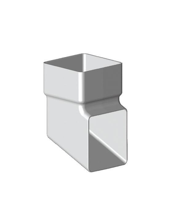 Freeflow Square Plastic Downpipe Square Shoe - White