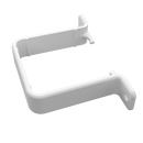 Freeflow Square Plastic Flush Downpipe Clip - White