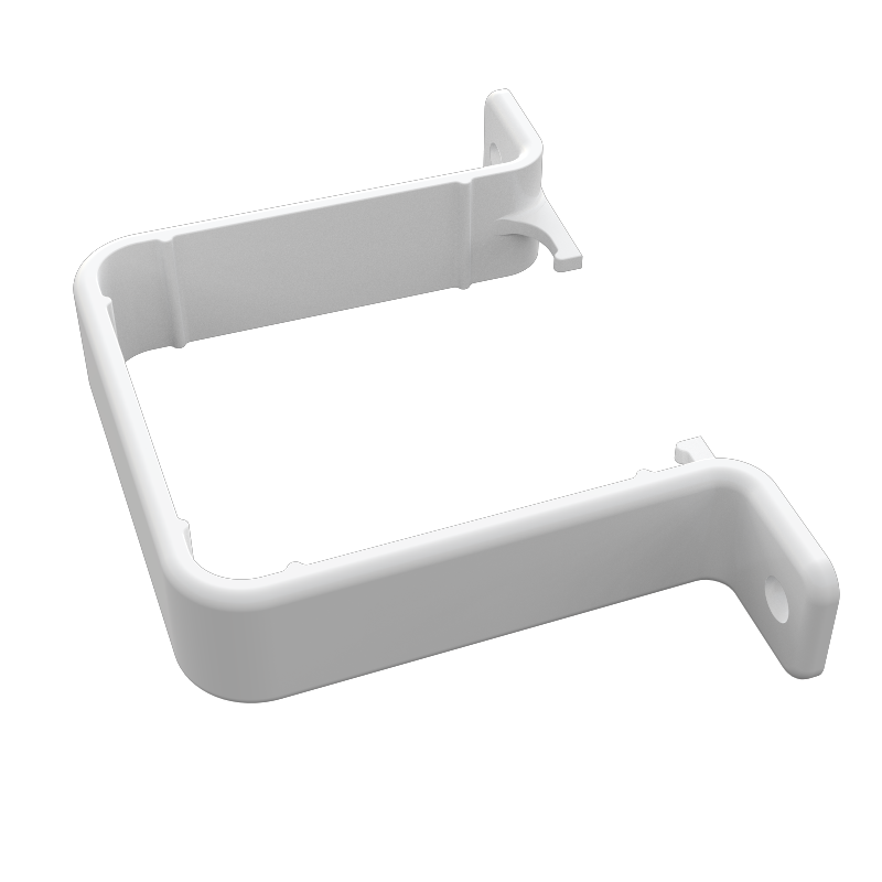 Freeflow Square Plastic Flush Downpipe Clip - White