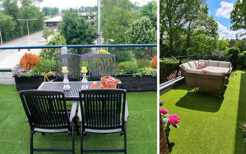 Grassflex Artificial Grass Tiles 1000mm x 1000mm x 25mm